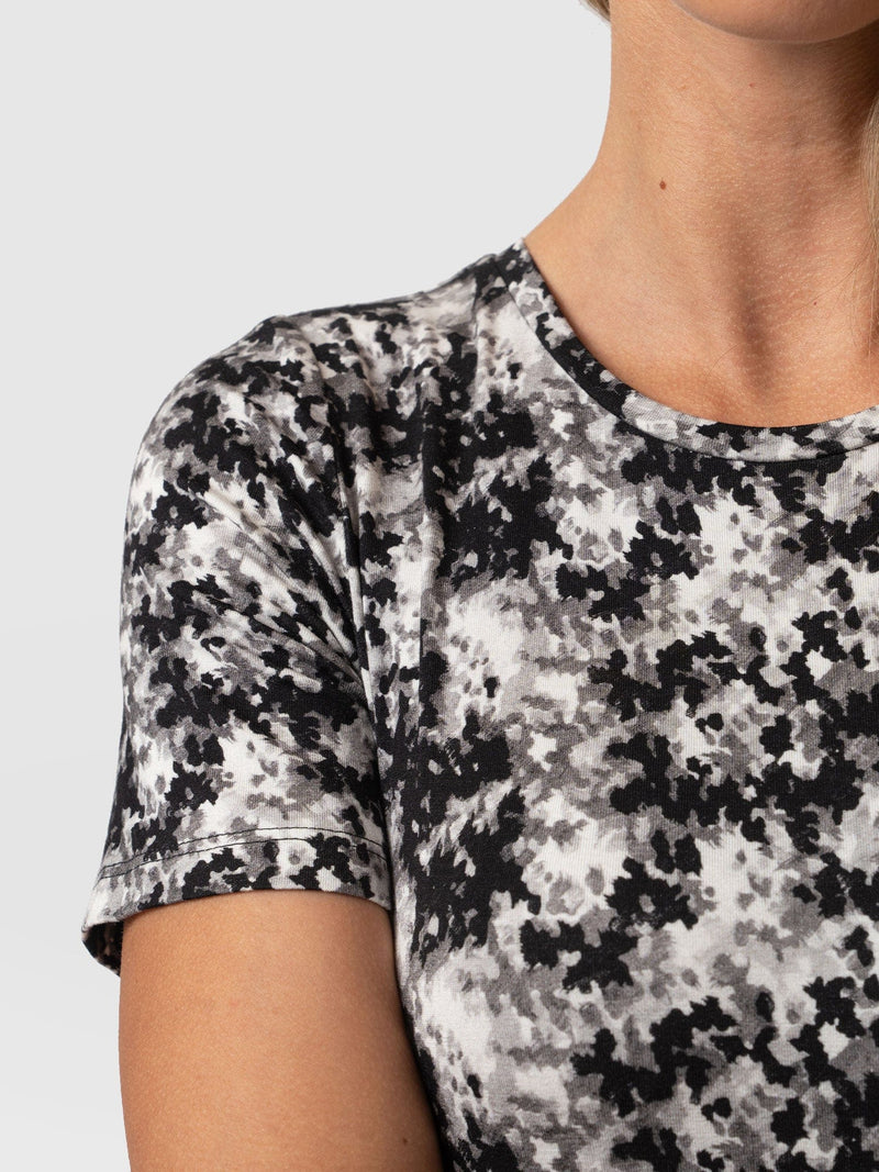 Greenwich Dress Short Sleeve - Black Pixel