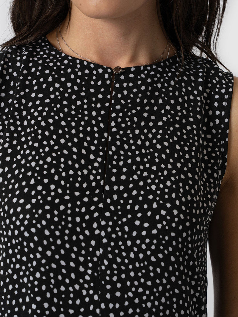 Greenwich Dress - Black Spot