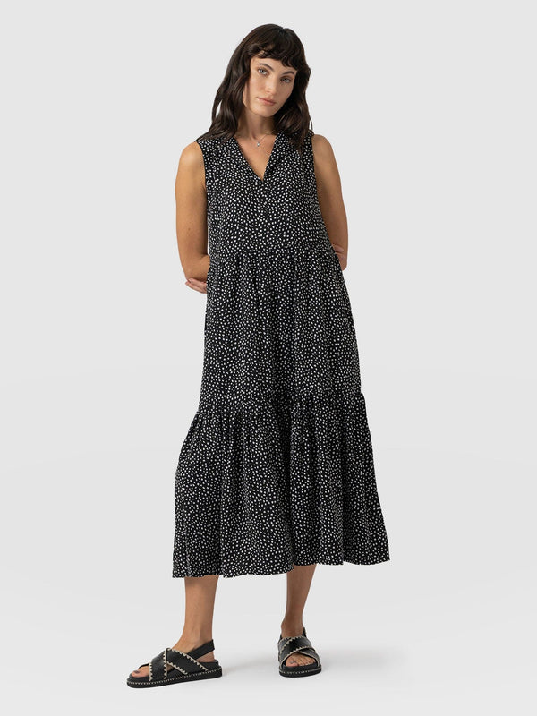 Greenwich Dress - Black Spot