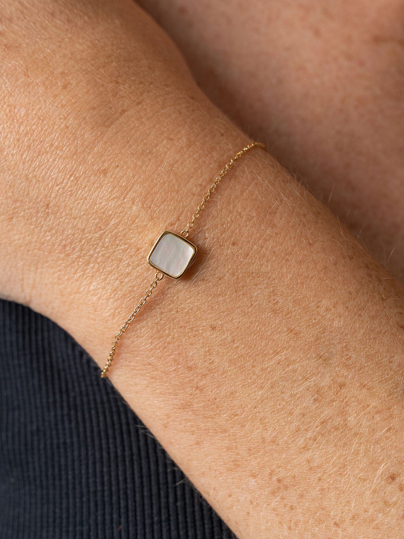 Iridescence Square Bracelet - Gold