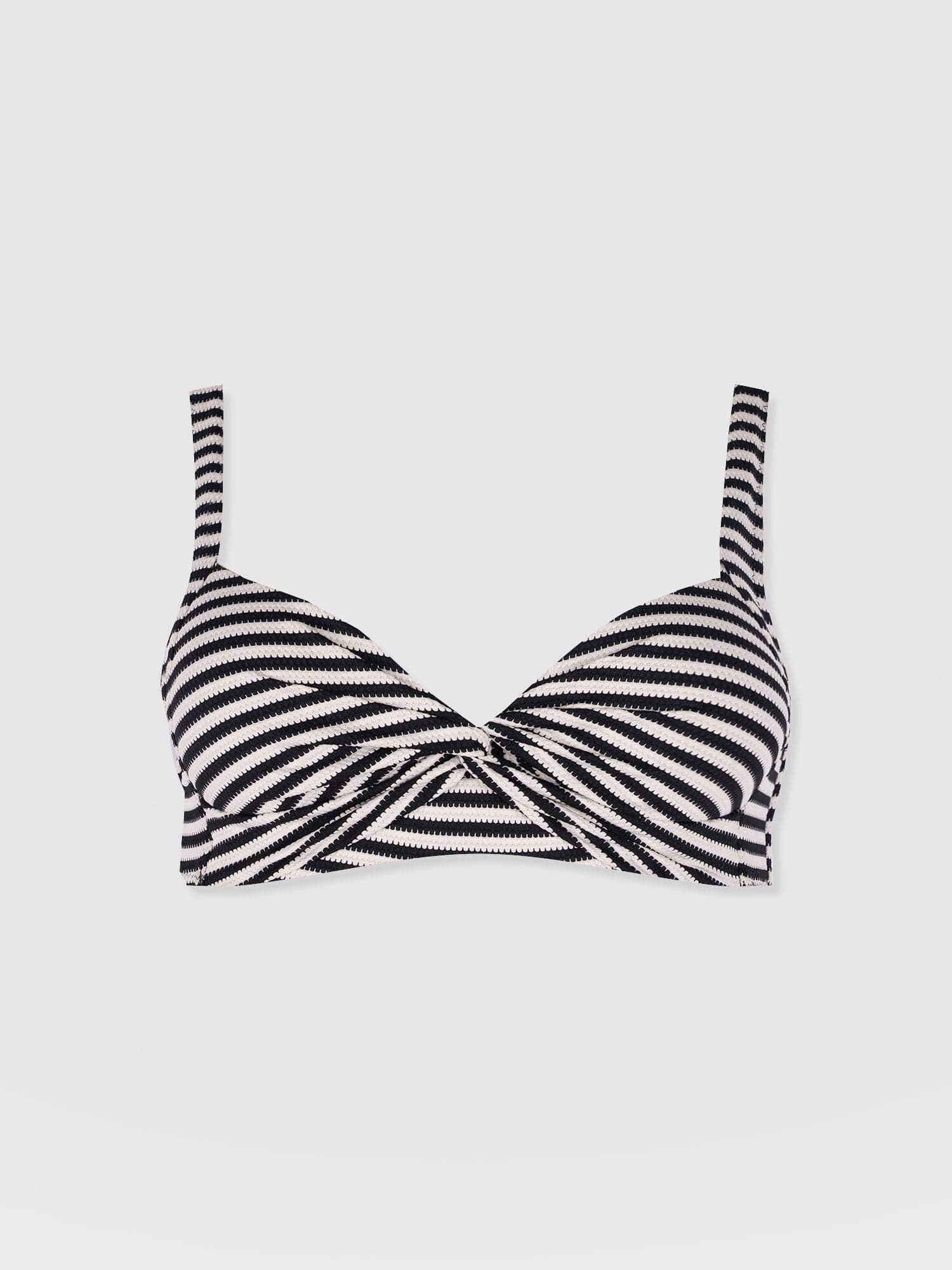 Jesse Twist Front Bikini Top - Stripe