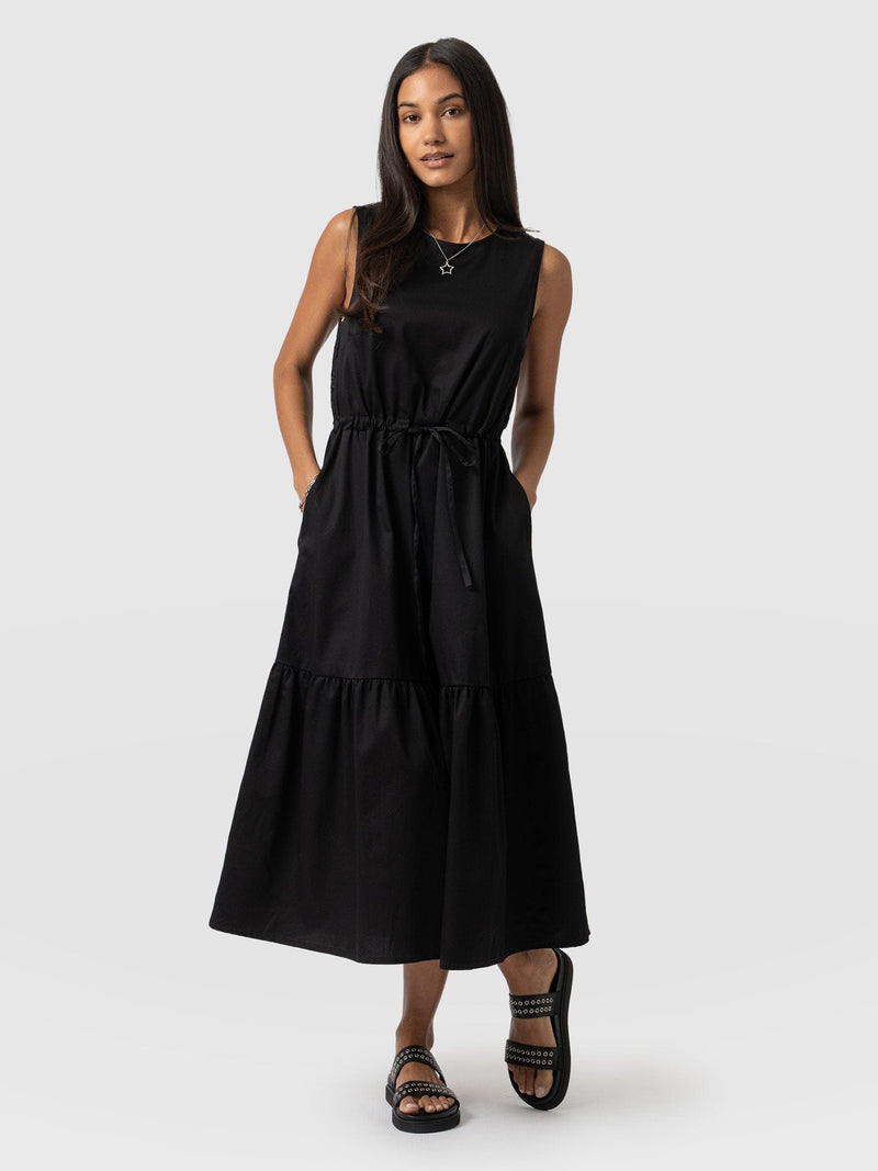 Kara Dress - Black Broderie