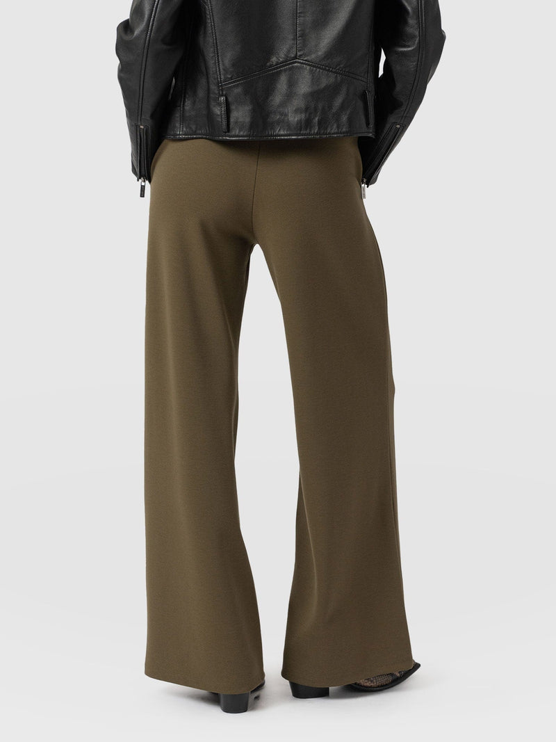 Keller Wide Leg Pant - Khaki