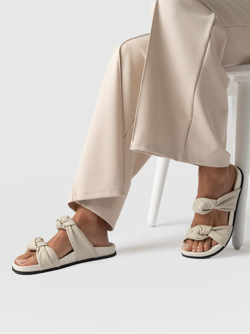 Kingston Knot Sandal - Cream