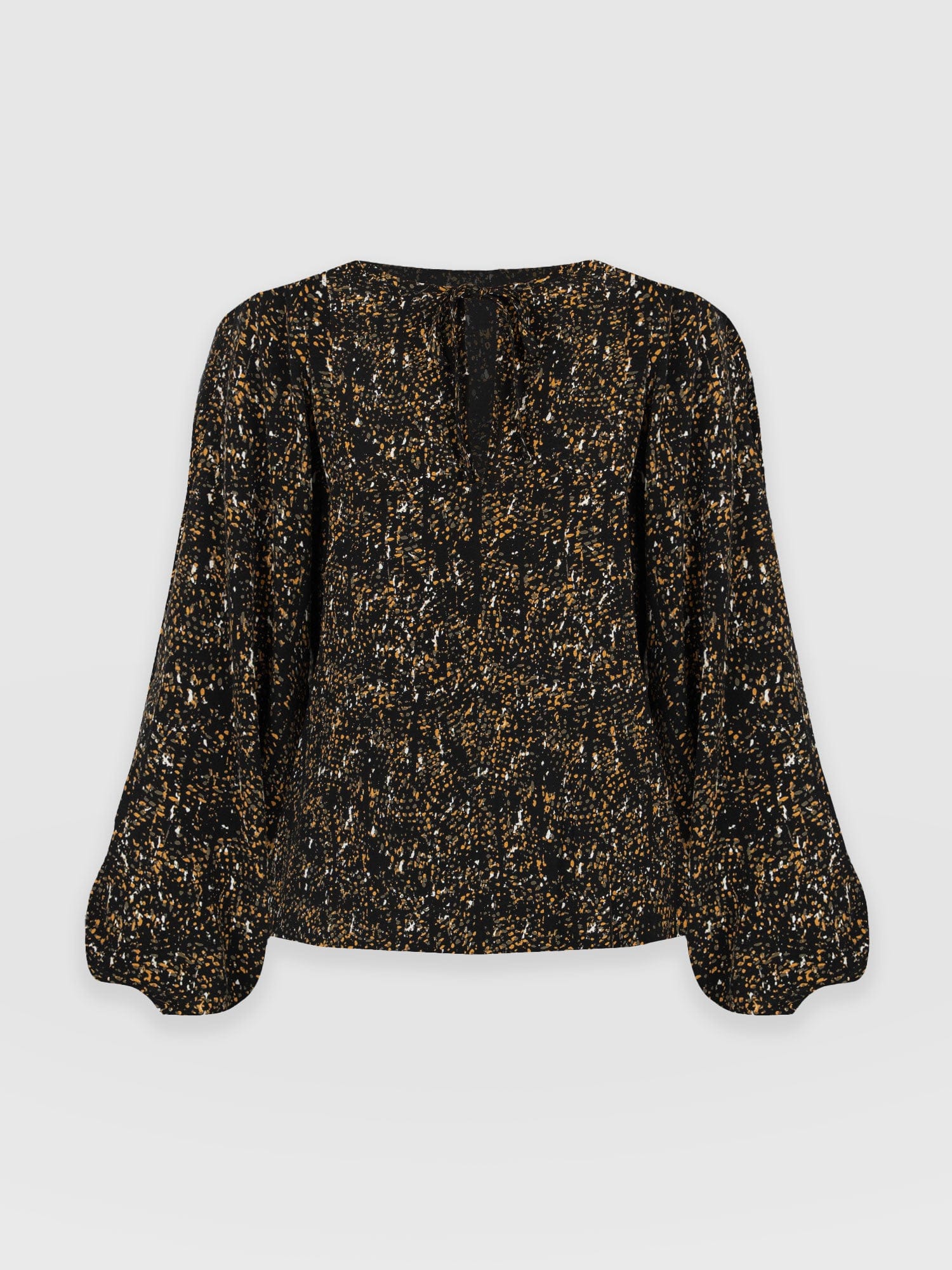 Kristen Blouse - Ditsy Leopard