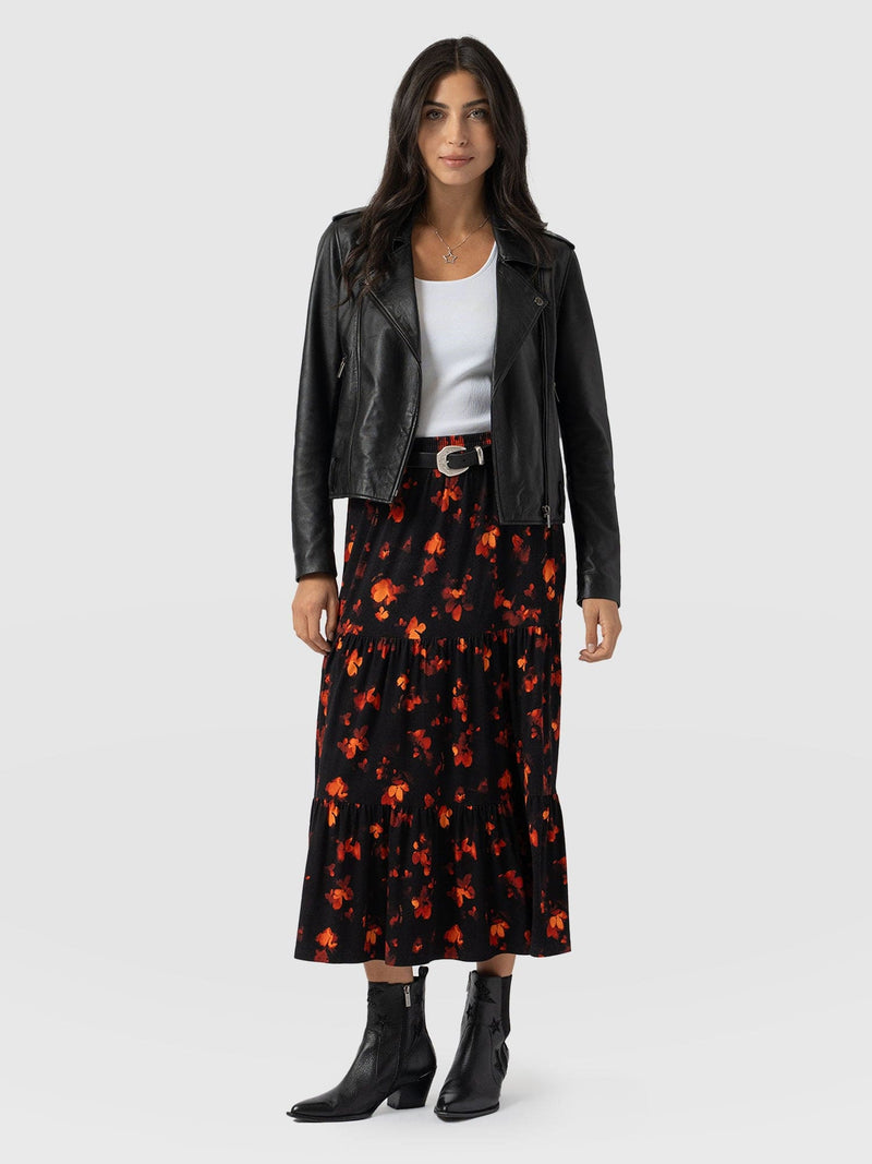 Greenwich Skirt - Red Aurora