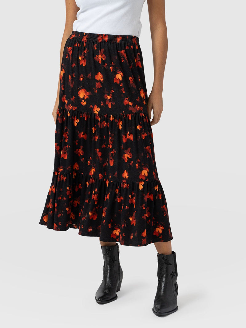 Greenwich Skirt - Red Aurora