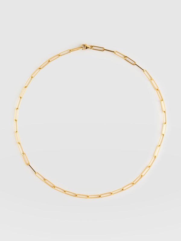 Link Chain Necklace - Gold