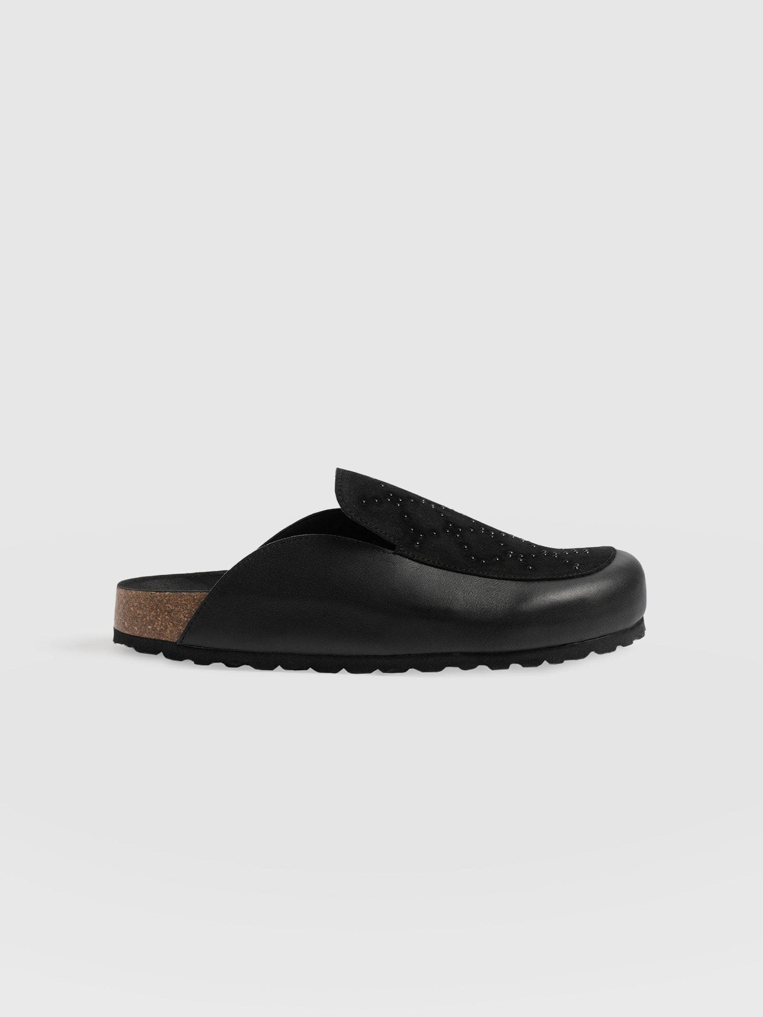 Lottie Studded Clogs - Black