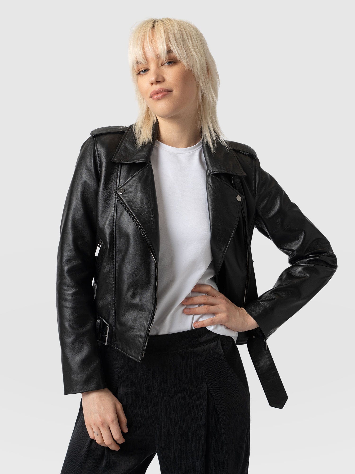 Luther Leather Jacket - Black