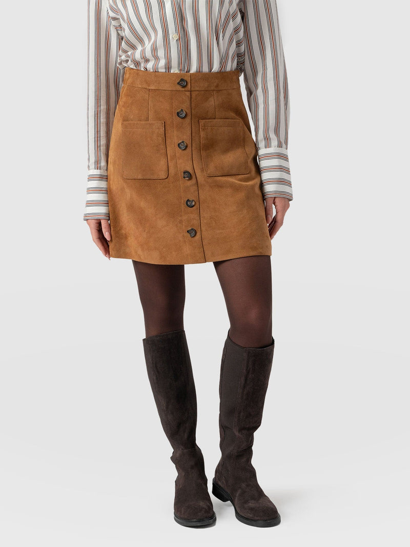 Luther Mini Skirt - Tan