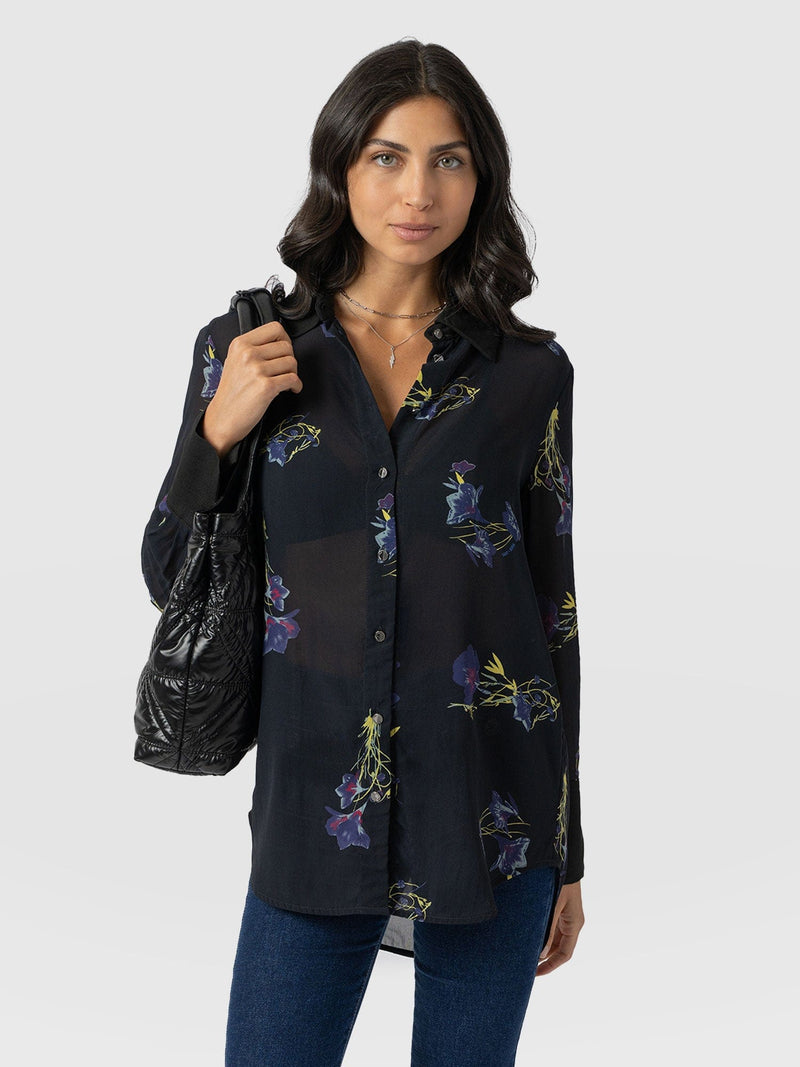 Madison Shirt - Blue Lily Gardens