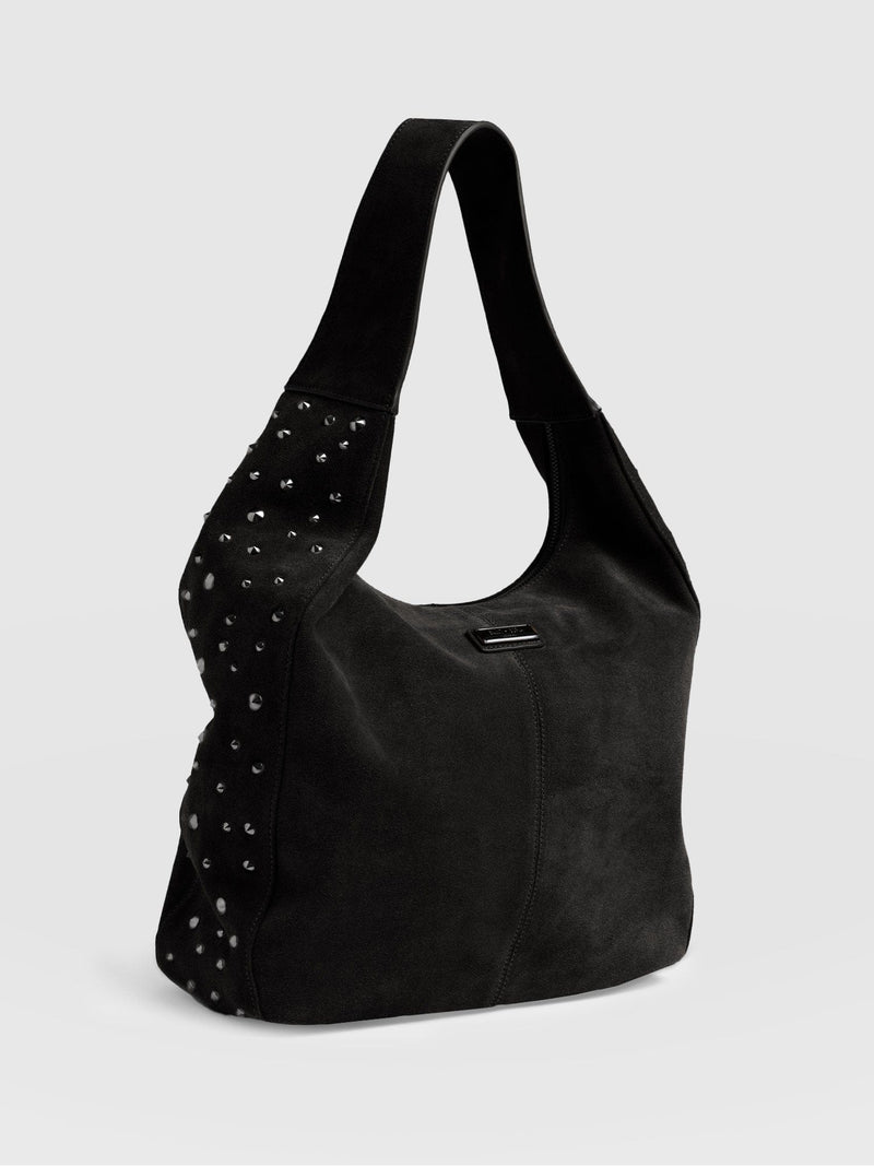 Margot Hobo Shoulder Bag - Black