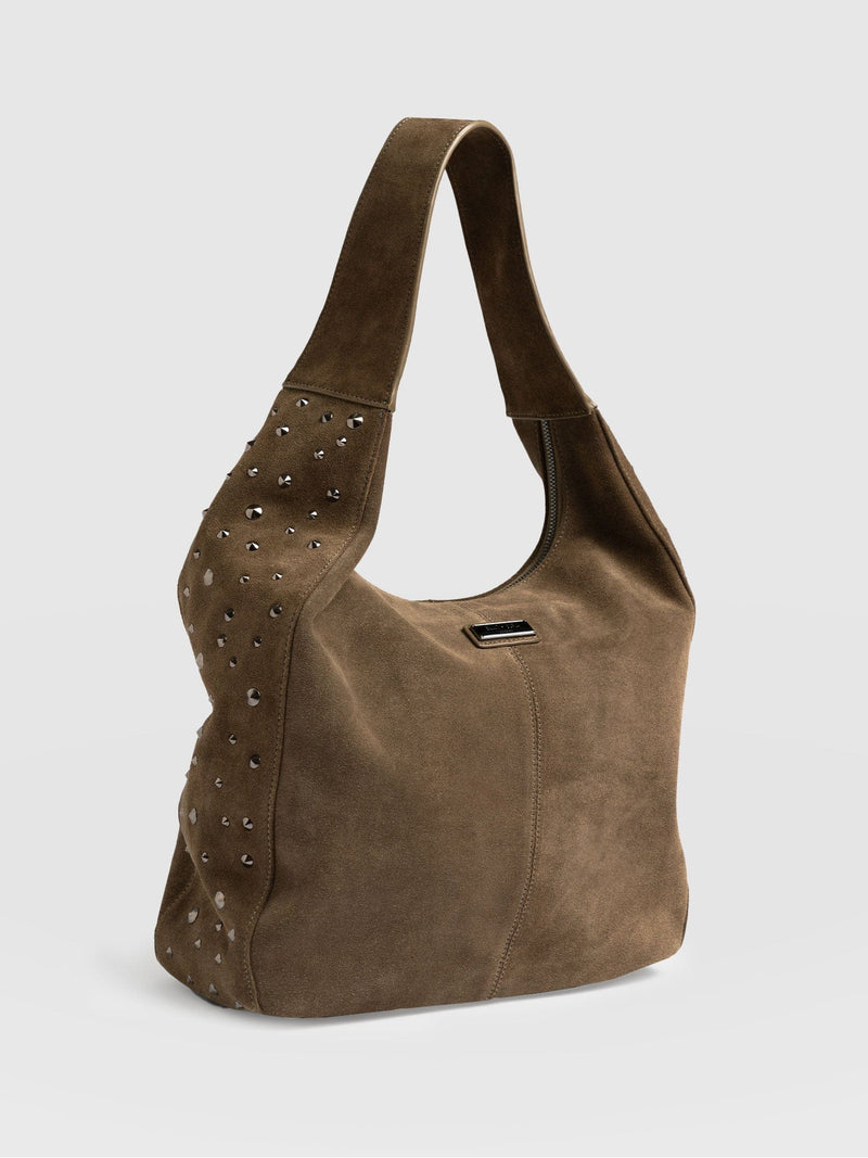 Margot Hobo Shoulder Bag - Khaki