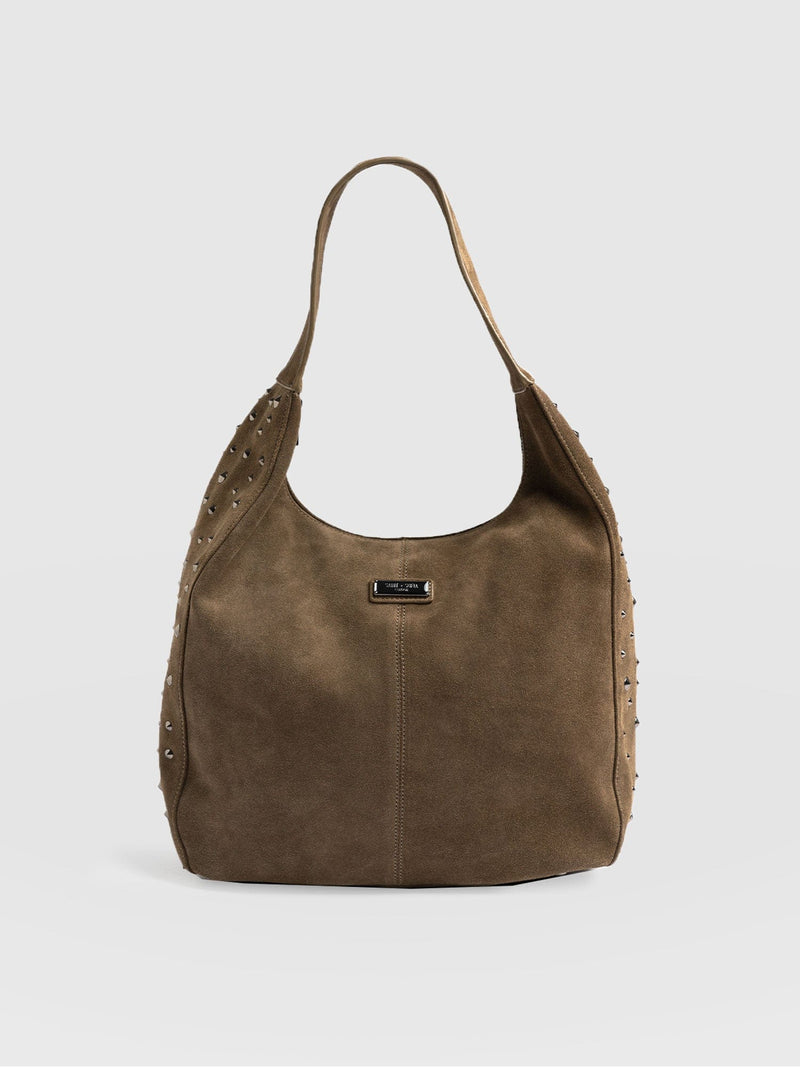 Margot Hobo Shoulder Bag - Khaki