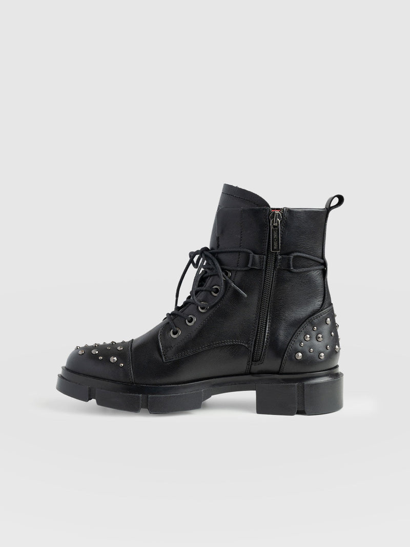 Noho Studded Boot - Black