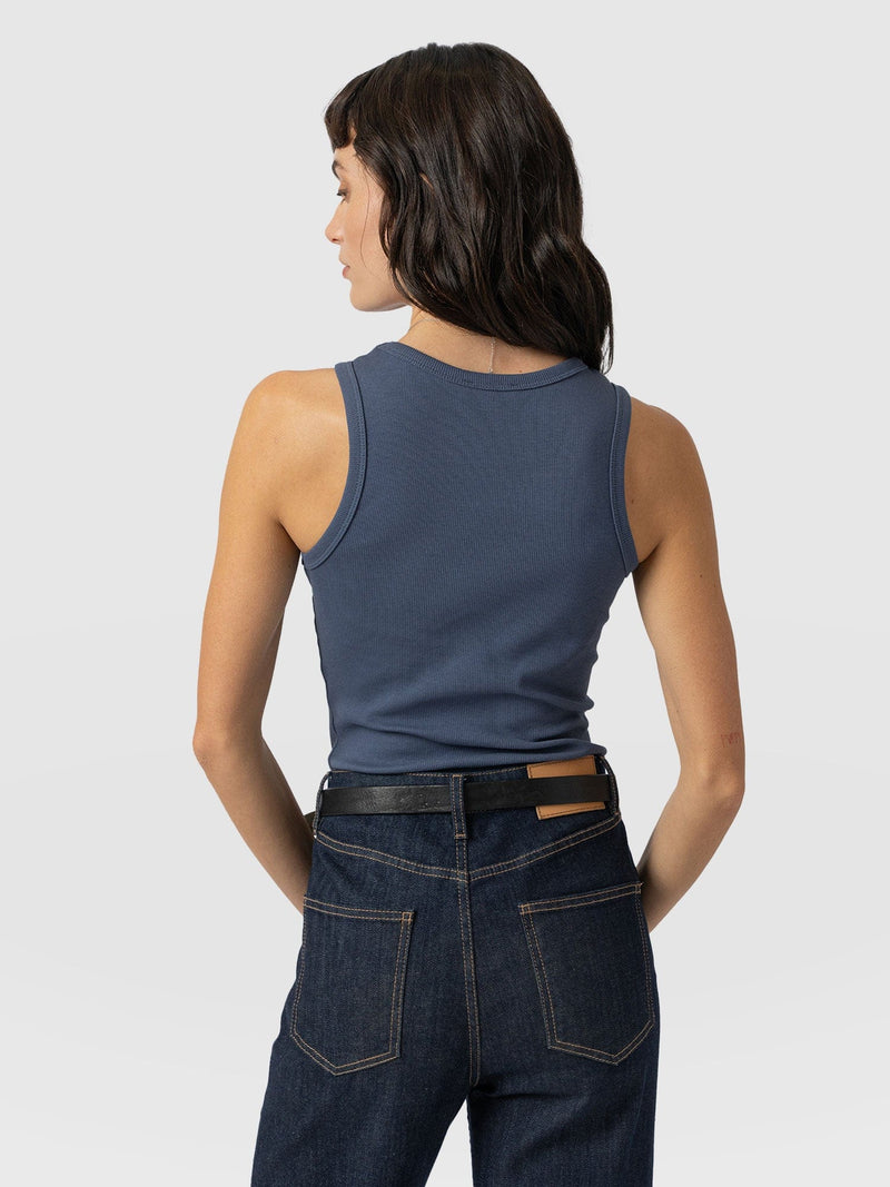 Nova Racer Vest - Dusty Blue