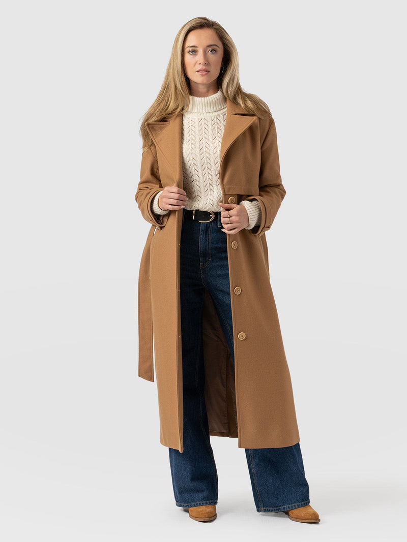 Odette Coat - Camel