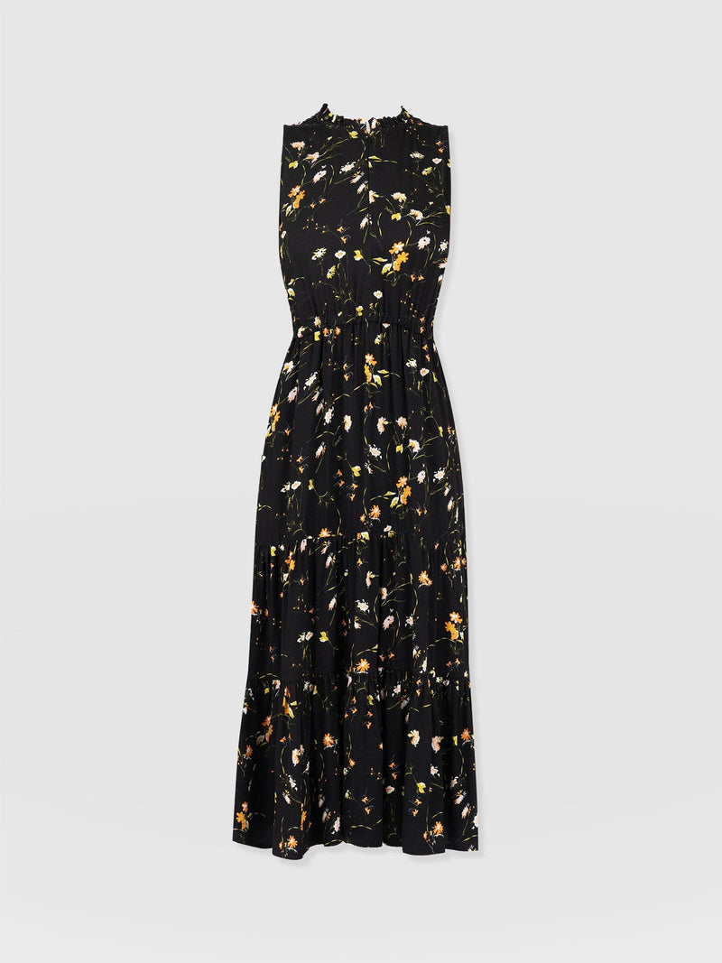 Orla Dress - Black Floral