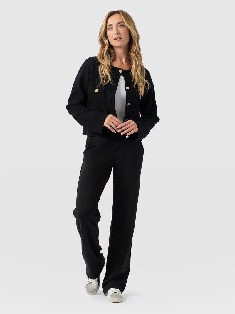 Putney Pant Black - Women's Trousers | Saint + Sofia® UK