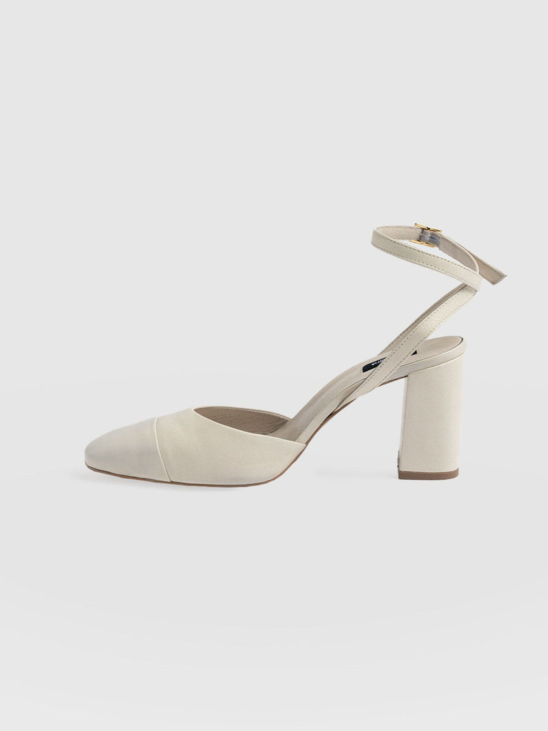 Rayner Cap Toe Heel - Cream