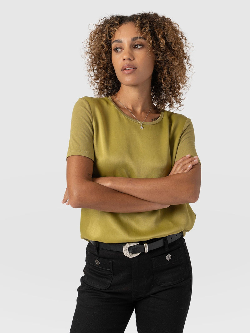 Rayner Contrast Tee - Olive