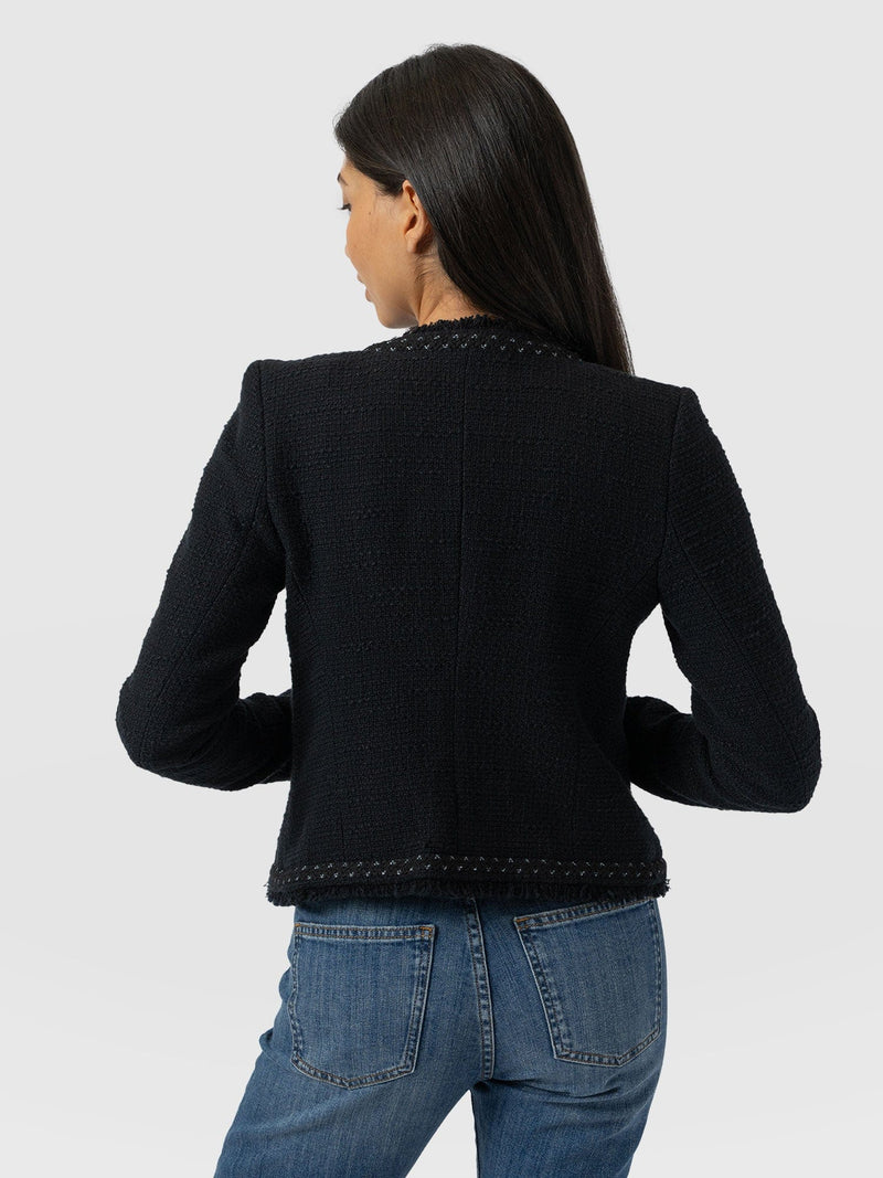 Rayner Jacket - Black Bouclé