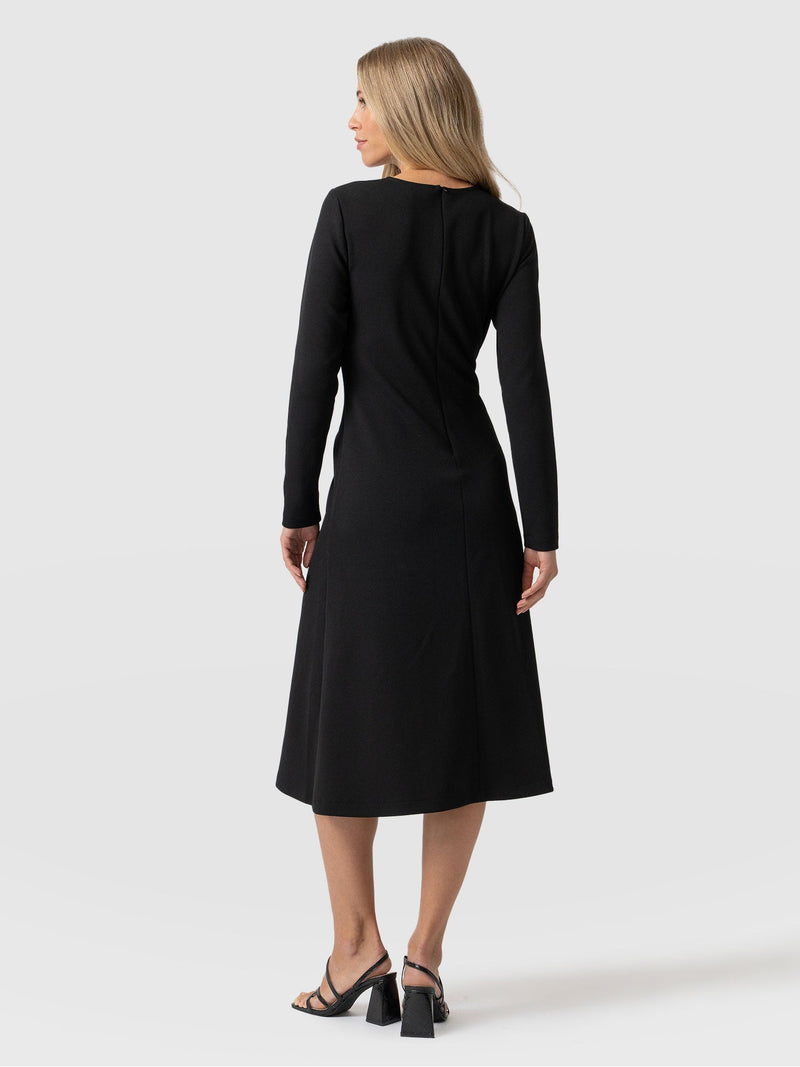 Reagan Knot Dress - Black