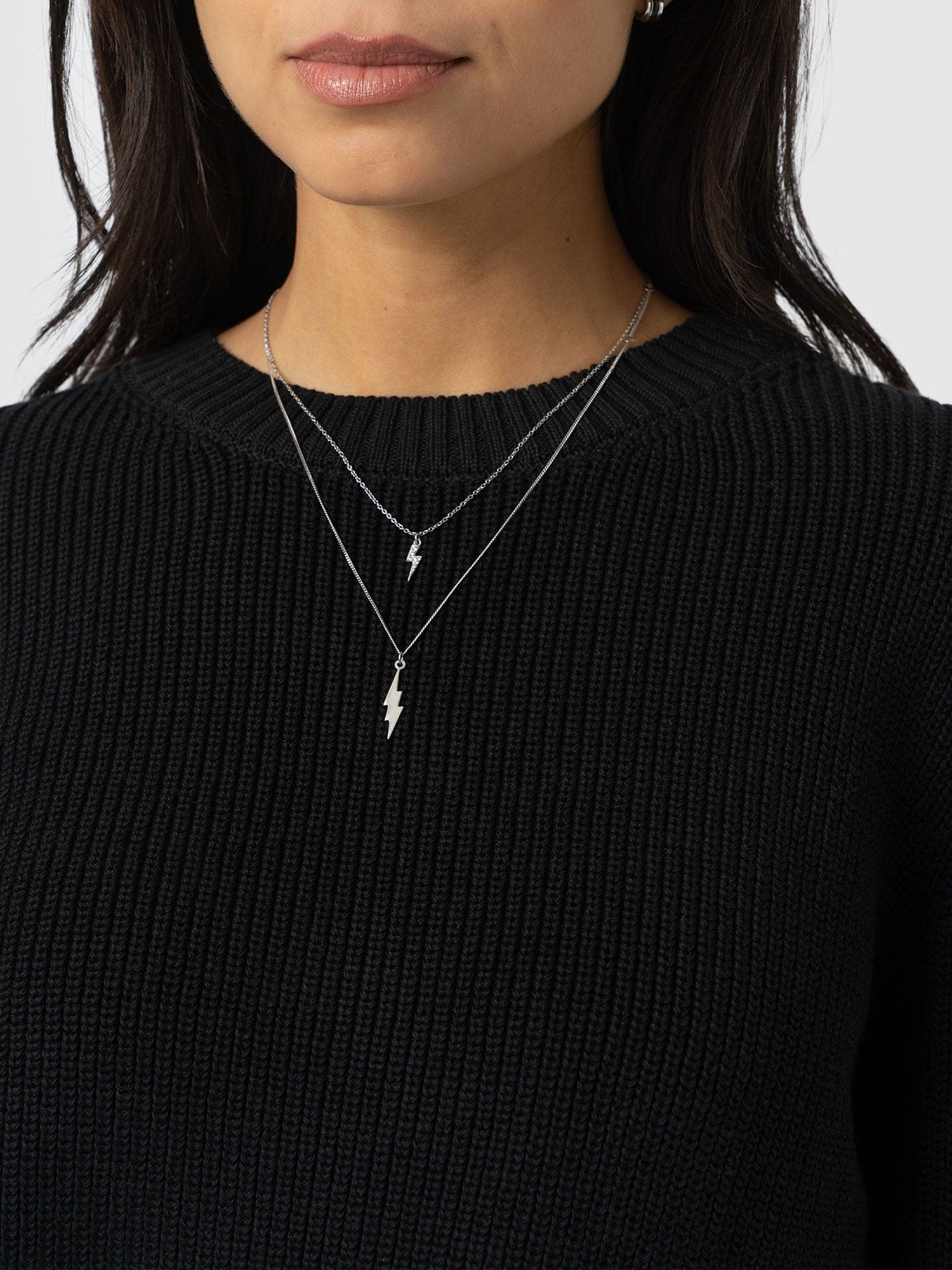 Remy Crop Jumper Black - Women's Jumpers | Saint + Sofia® UK