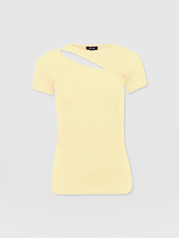 Reveal Tee - Yellow