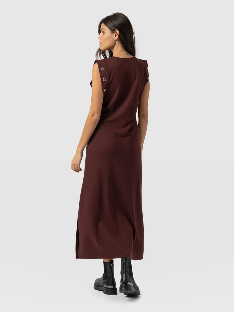 Rowan Dress - Maroon