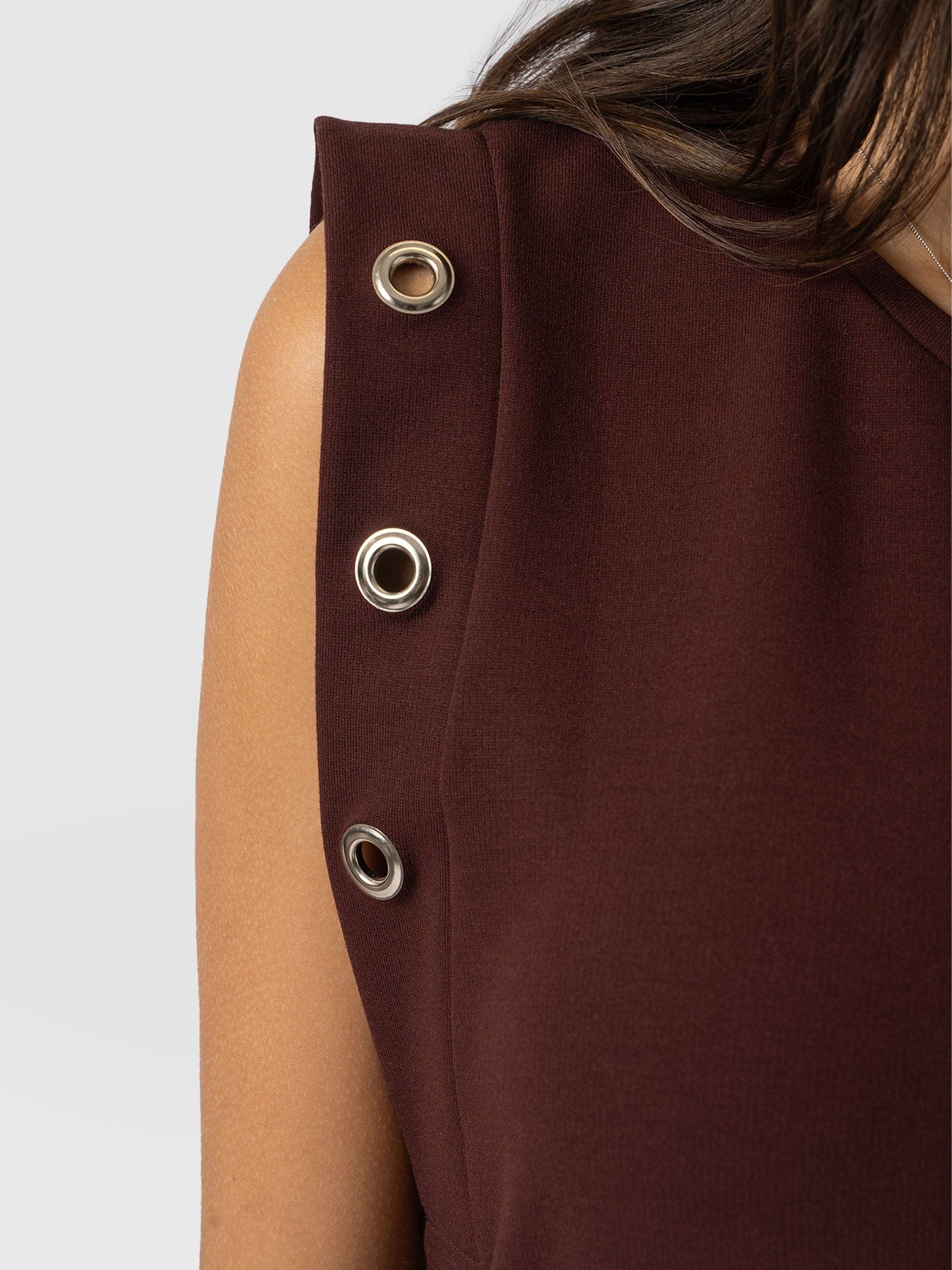 Rowan Dress Maroon - Women's Dresses | Saint + Sofia® UK