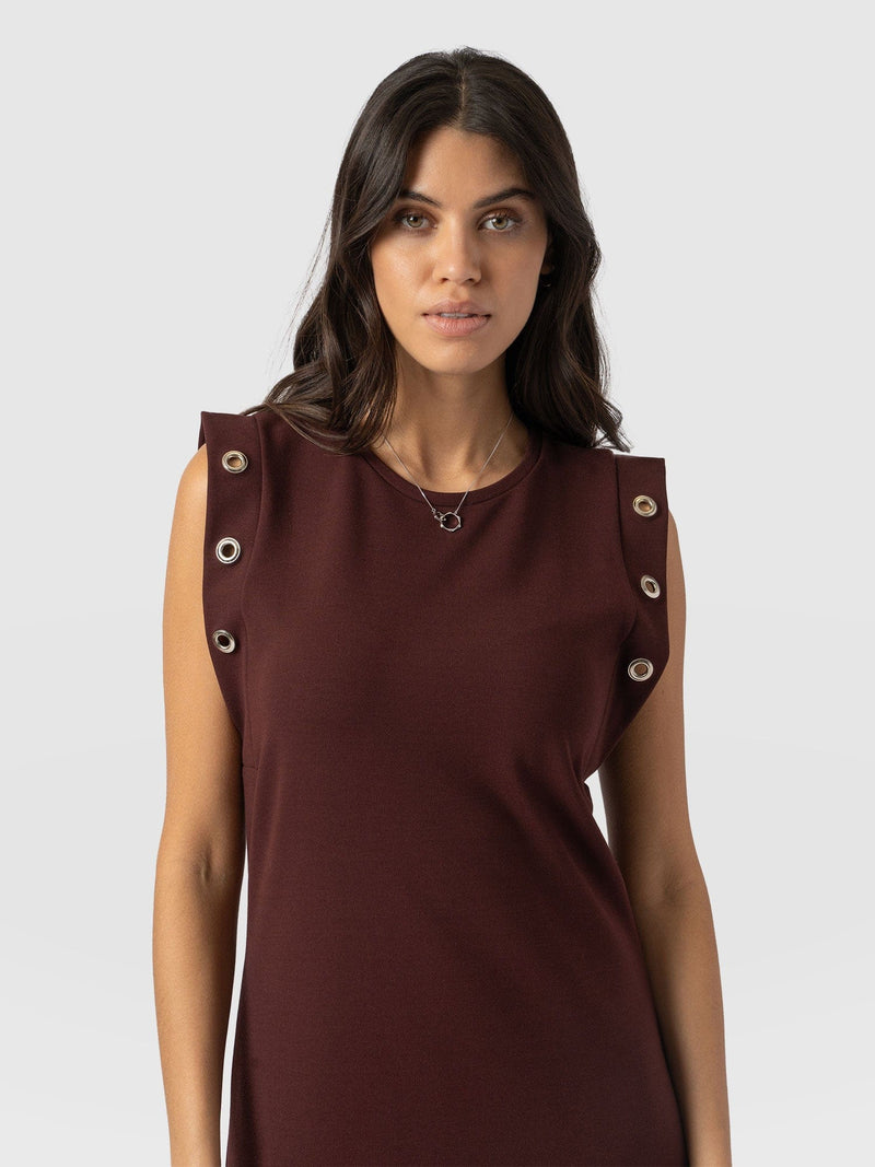 Rowan Dress - Maroon