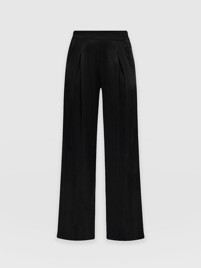 Rowan Wide Leg Pant - Black