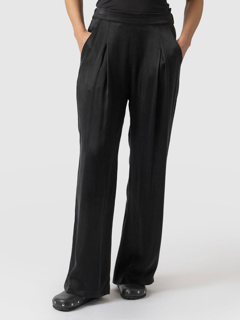 Rowan Wide Leg Pant - Black