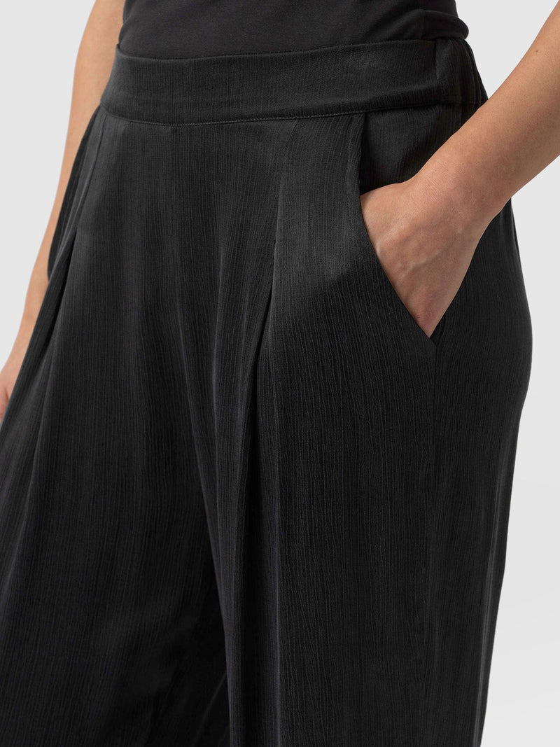 Rowan Wide Leg Pant - Black