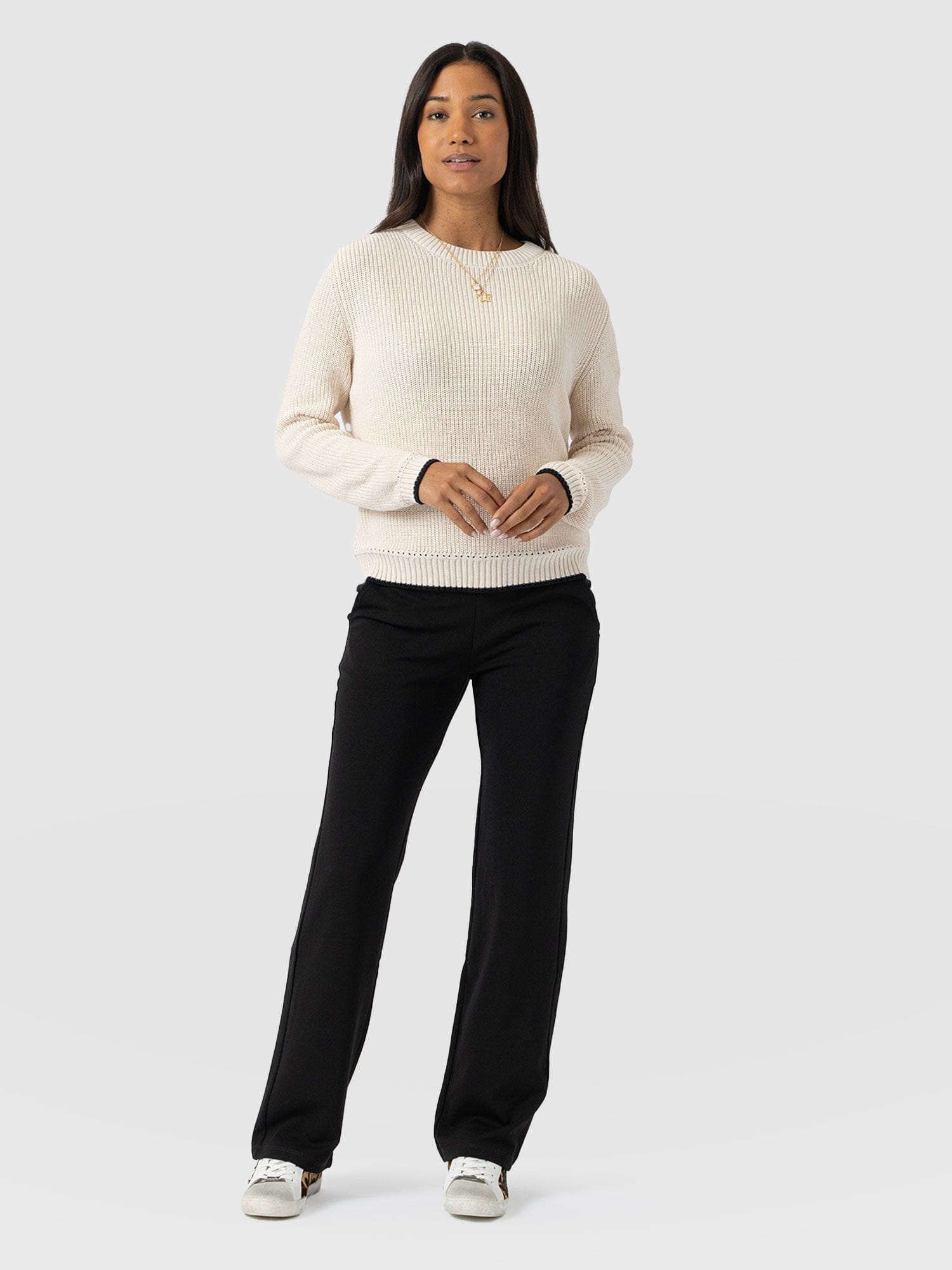 Runway Pant Black - Women's Trousers | Saint + Sofia® UK