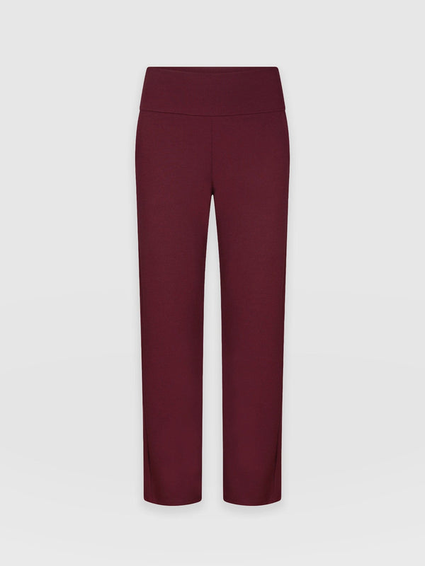 Runway Pant - Burgundy