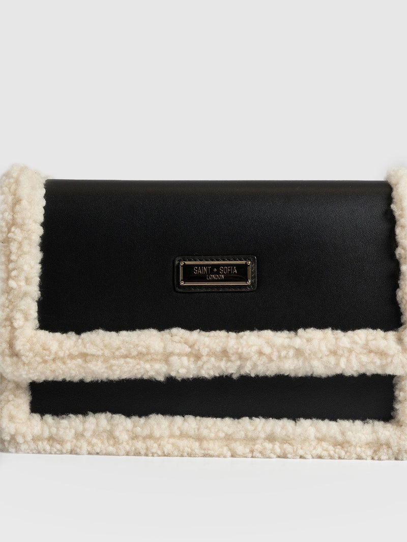 Rylee Cross Body Bag - Black/Ecru