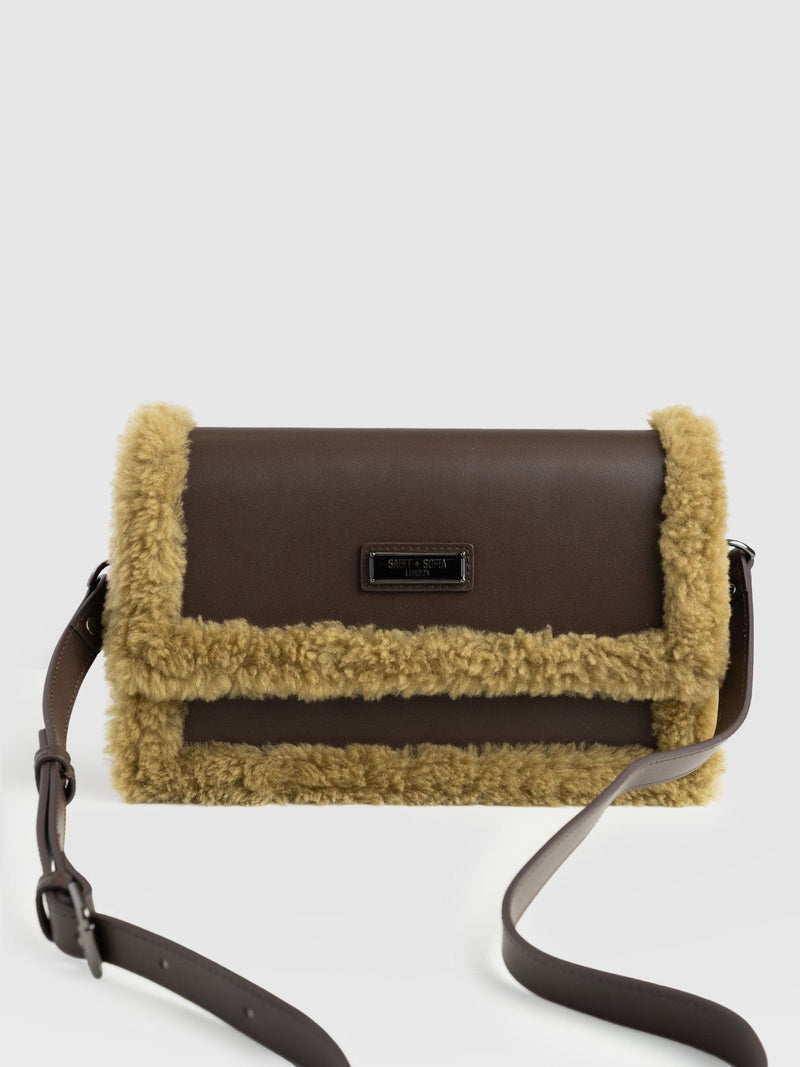 Rylee Cross Body Bag - Brown/Khaki