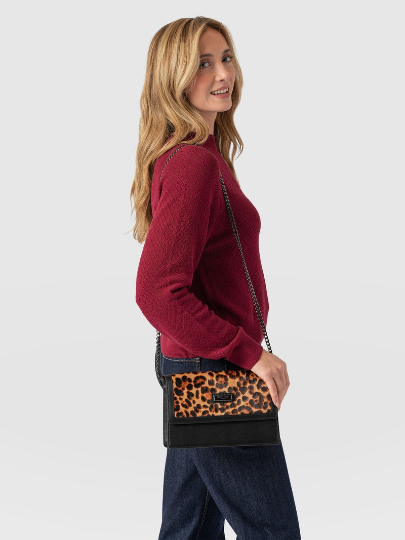 Rylee Cross Body Bag - Leopard