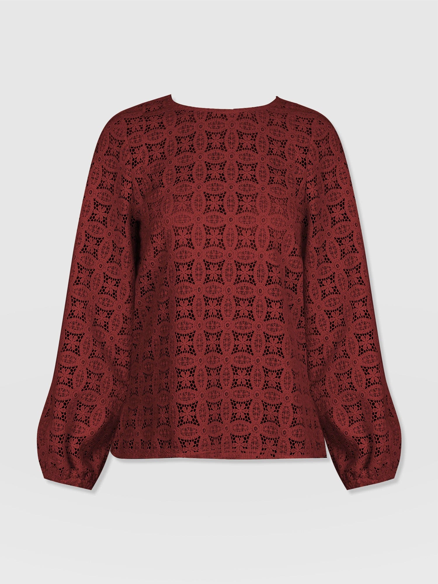 Sadie Blouse - Burgundy