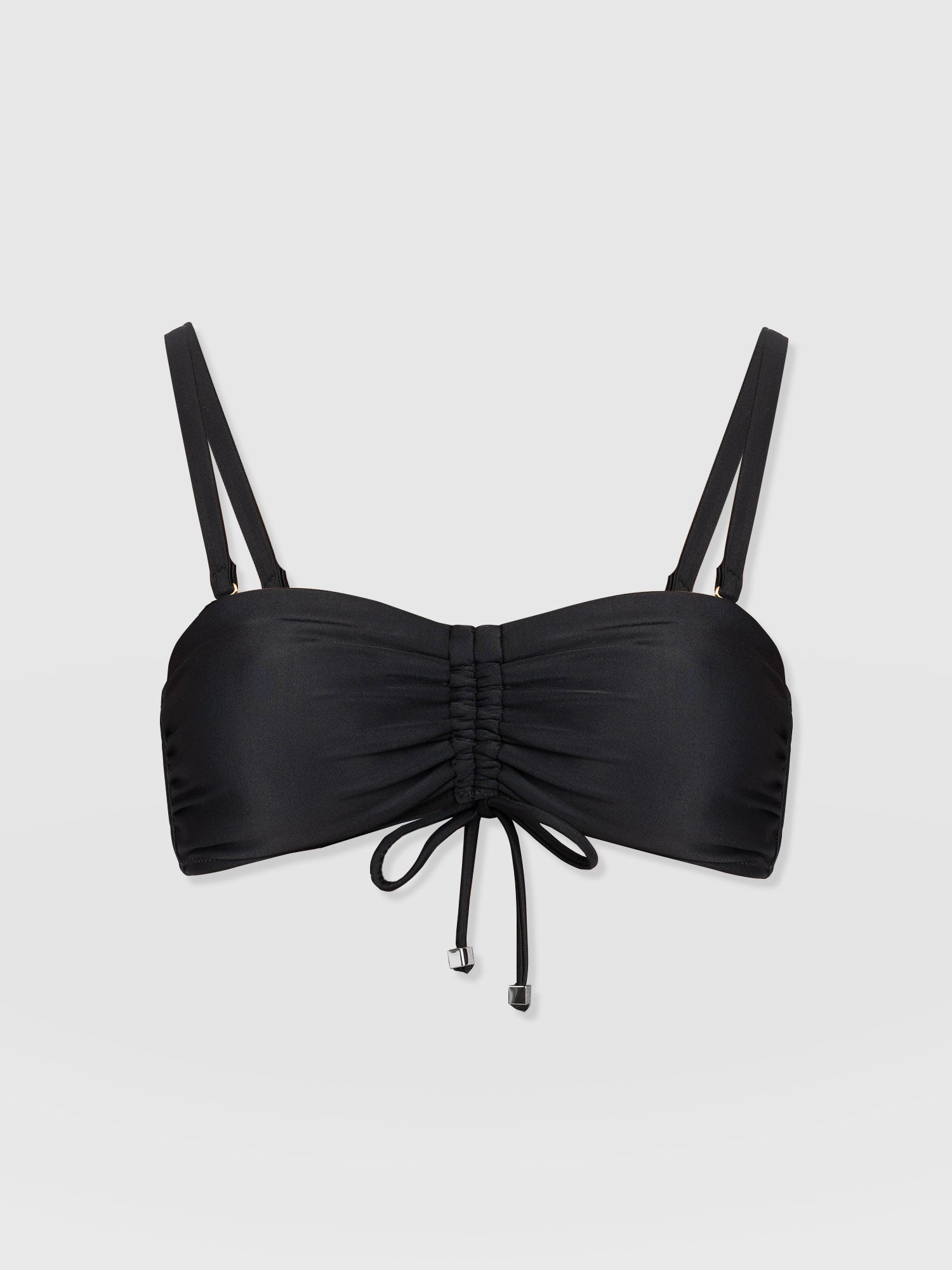 Skye Bandeau Bikini Top - Black