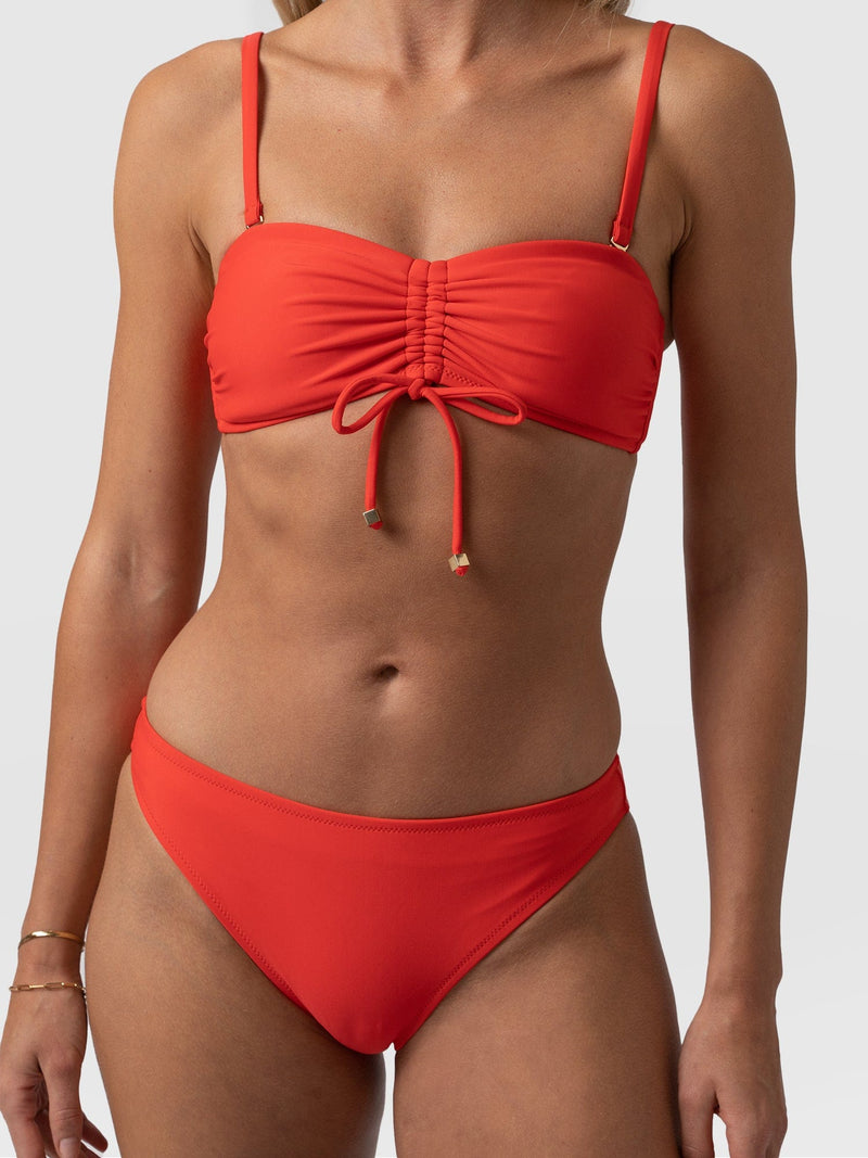 Skye Hipster Bikini Bottom - Red