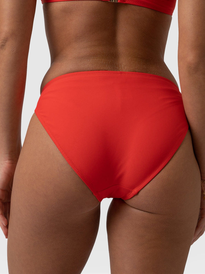 Skye Hipster Bikini Bottom - Red