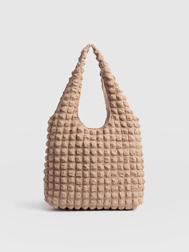 Soho Shoulder Tote Bag - Beige