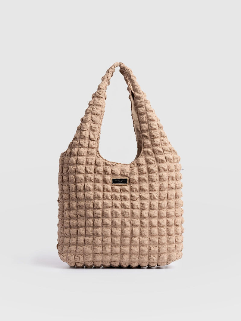 Soho Shoulder Tote Bag - Beige