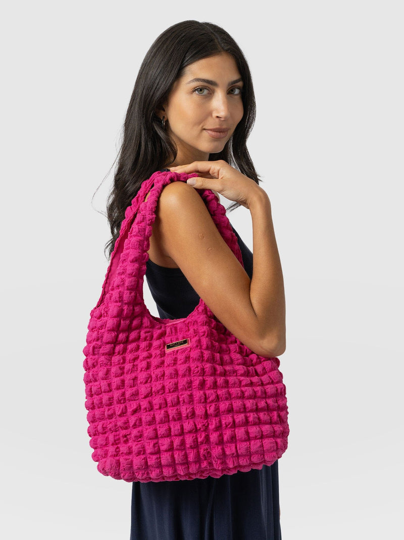 Soho Shoulder Tote Bag - Pink