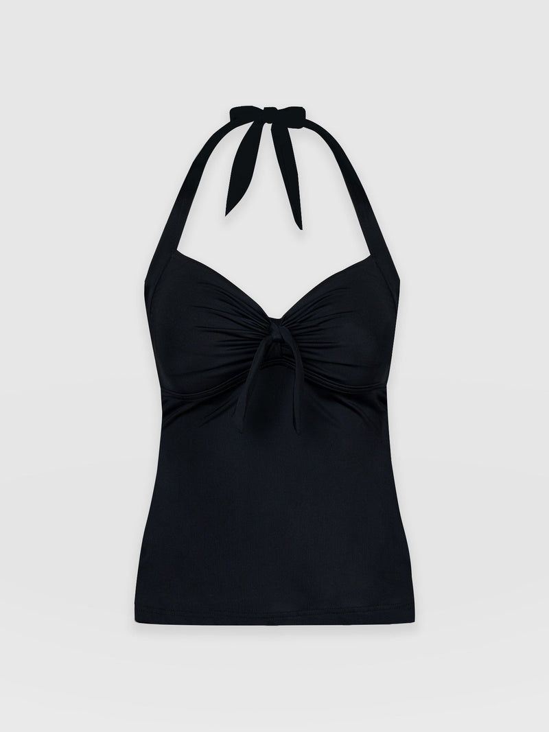 Sol Tankini Top - Black