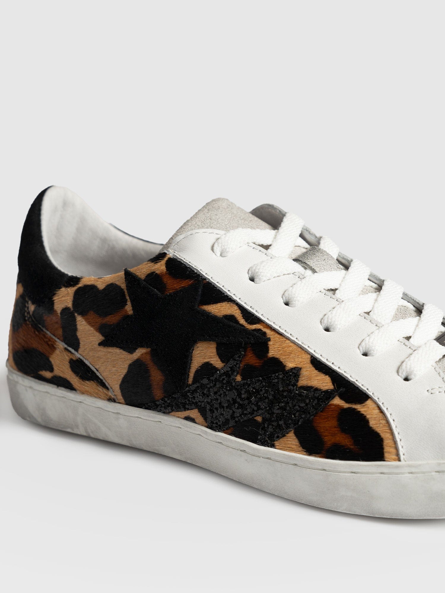 Spitalfield Trainers Leopard - Women's Trainers | Saint + Sofia® UK